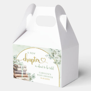 Greenery Green Sage Storybook Theme Baby Favour Bo Box