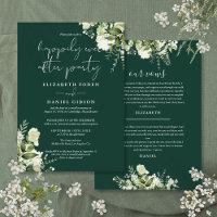 Greenery Happily Ever After Party Wedding Vows