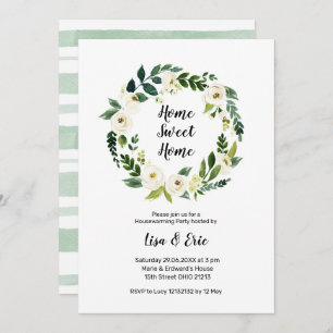 Greenery Housewarming Party Invite