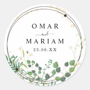 Greenery Islamic Nikkah Sticker
