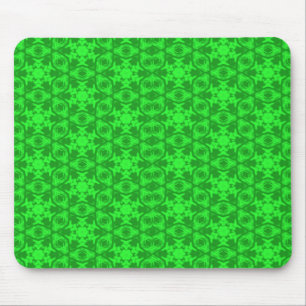 Greenery Kaleidoscope Mouse Mat