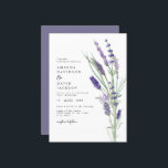 Greenery Lavender Lilac Purple Lila Garden Wedding Invitation<br><div class="desc">Greenery Lavender Lilac Purple Lila Garden Wedding Invitation 
Message me if you need any adjustments</div>