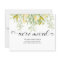 Greenery Lemon Watercolor Floral Budget Moving