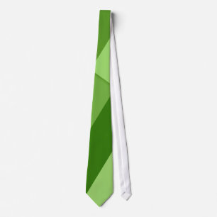 Greenery light green geometric lines tie