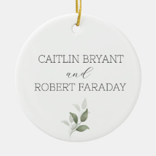 Greenery Modern Wedding Ceramic Tree Decoration