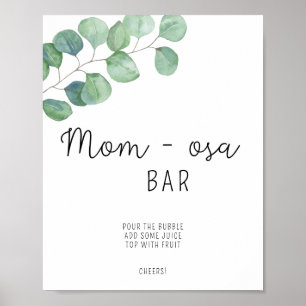 Greenery mum-osa bar / Mim-osa bar Poster