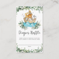 Greenery Noah's Ark Neutral Baby Diaper Raffle 