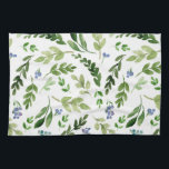 Greenery Pattern Leaf Garden Botanical Green Tea Towel<br><div class="desc">Greenery Pattern Leaf Garden Botanical Green</div>