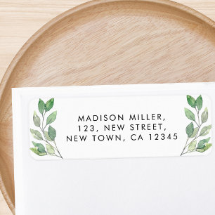Greenery Return Address