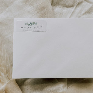 Greenery Return Address Labels