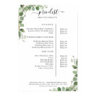 Greenery Salon Price List Poster