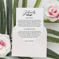 Greenery Sprig Elegant Wedding Details