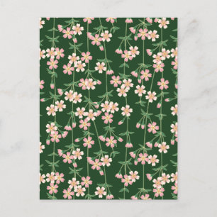 Greenery Spring Nature Floral Cherry Blossoms Holiday Postcard