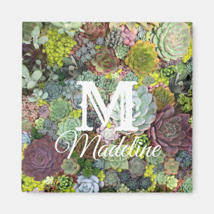 Greenery Succulents Magnet