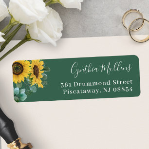 Greenery Sunflower Eucalyptus Foliage