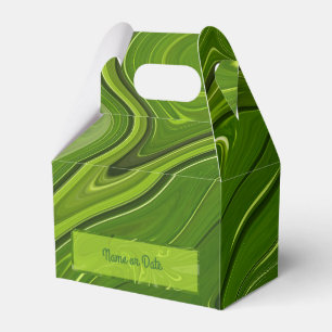 Greenery Swirls Favour Box