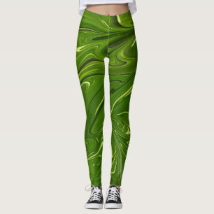 Greenery Swirls Leggings