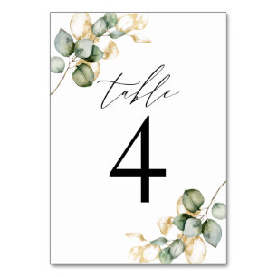 Greenery table number 4