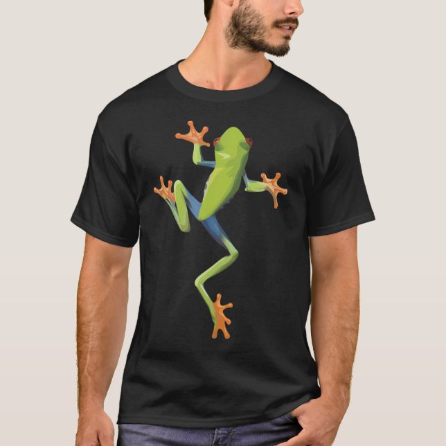 Greenery Tree-Frog T-Shirt (Front)