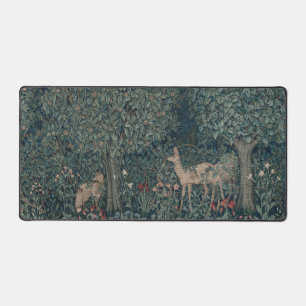 Greenery, Victorian Era Tapestry by Henry Dearle Desk Mat