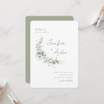 Greenery Vines Invitation