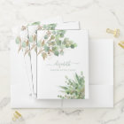 Greenery Watercolor Personalised Monogram