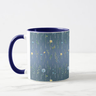 Greenery Watercolor Rustic Botanic floral flower Mug