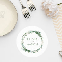 Greenery Wedding Coaster