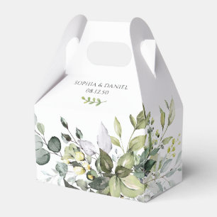 Greenery Wedding Favour Box