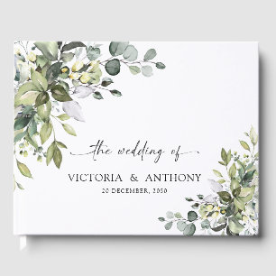 Greenery Wedding Guest Book