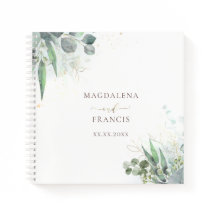 greenery wedding Guest Book