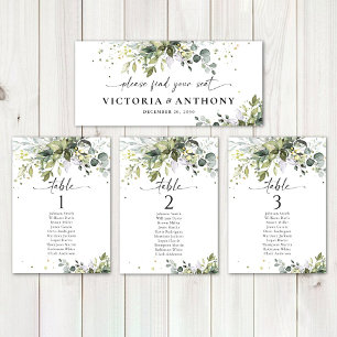Greenery Wedding Head Table Sign