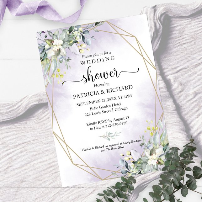 Greenery Wedding Shower Invitation (Creator Uploaded)
