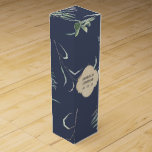 Greenery Wedding Wine Box<br><div class="desc">Chic pastel style greenery wedding wine boxes.</div>