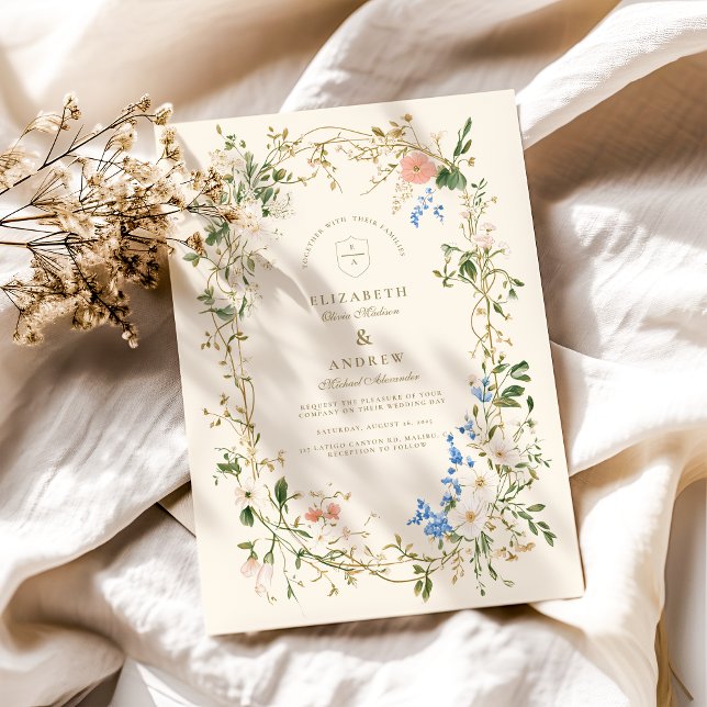 Greenery Woodland Fern Wedding Invitation (Creator Uploaded)