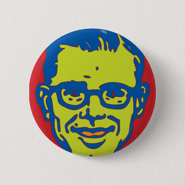 greenface 6 cm round badge (Front)