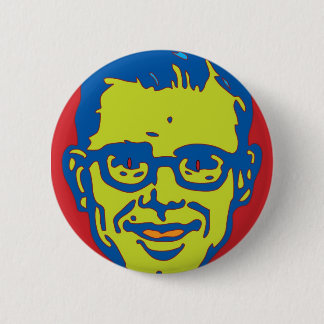 greenface 6 cm round badge