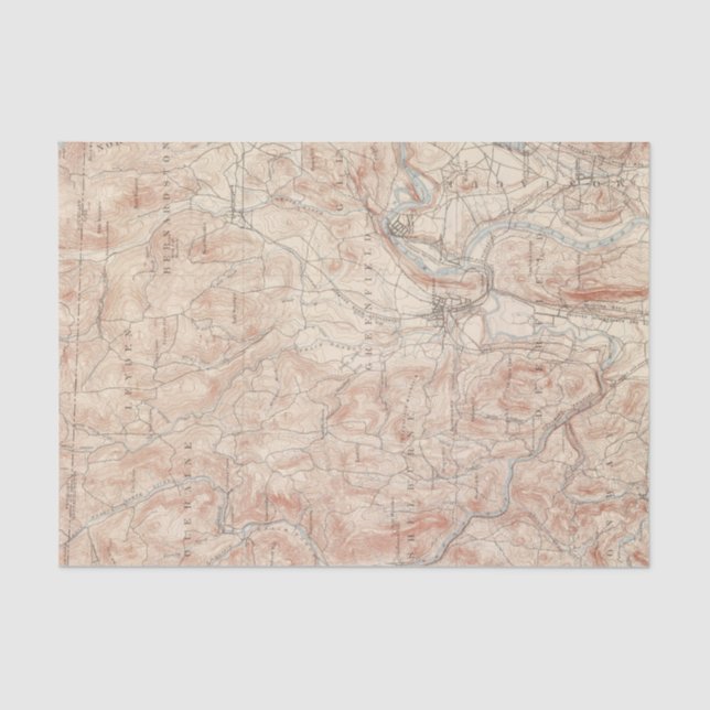 Greenfield, Massachusetts Tissue Paper (Front)