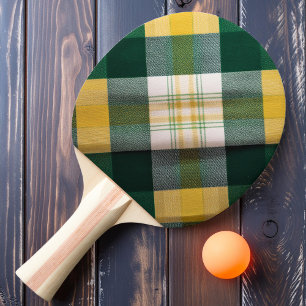 Greenfield Plaid Ping Pong Paddle