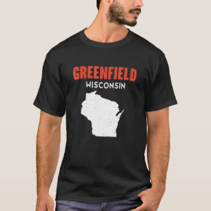 Greenfield USA State America Travel Montanan Helen T-Shirt