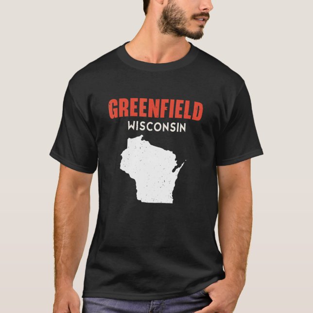 Greenfield USA State America Travel Montanan Helen T-Shirt (Front)