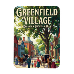 Greenfield Village USA Magnet