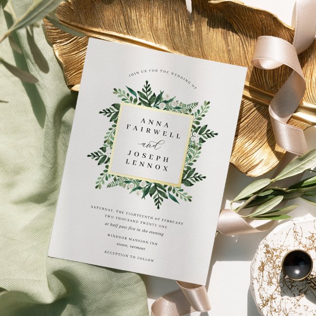 Greenhouse | Elegant Watercolor Botanical Wedding (Creator Uploaded)