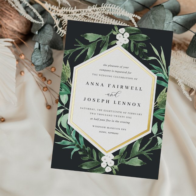 Greenhouse Frame | Watercolor Botanical Wedding (Creator Uploaded)