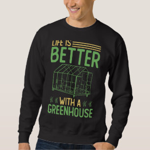 Greenhouse Gardening Plant Gardener Beginner Small Sweatshirt