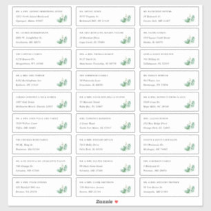 Greenhouse   Individual Guest Address Labels