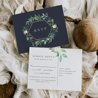 Greenhouse | Watercolor Botanical Meal Choice RSVP