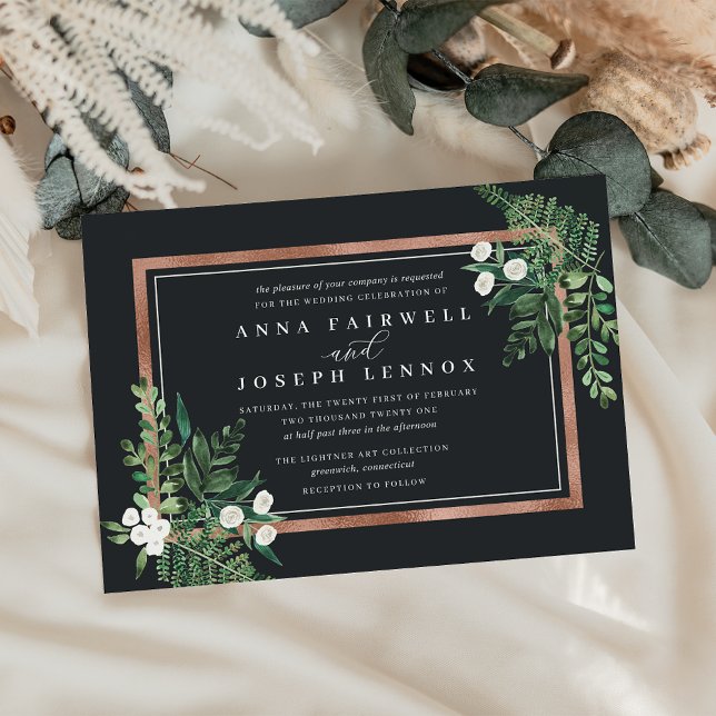 Greenhouse | Watercolor Botanical Wedding Invitation (Creator Uploaded)