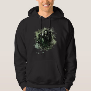 Greenish Aragorn Vector Collage Hoodie