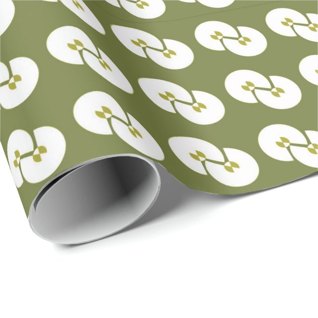 greenish classic wrapping paper for all occasions (Roll Corner)